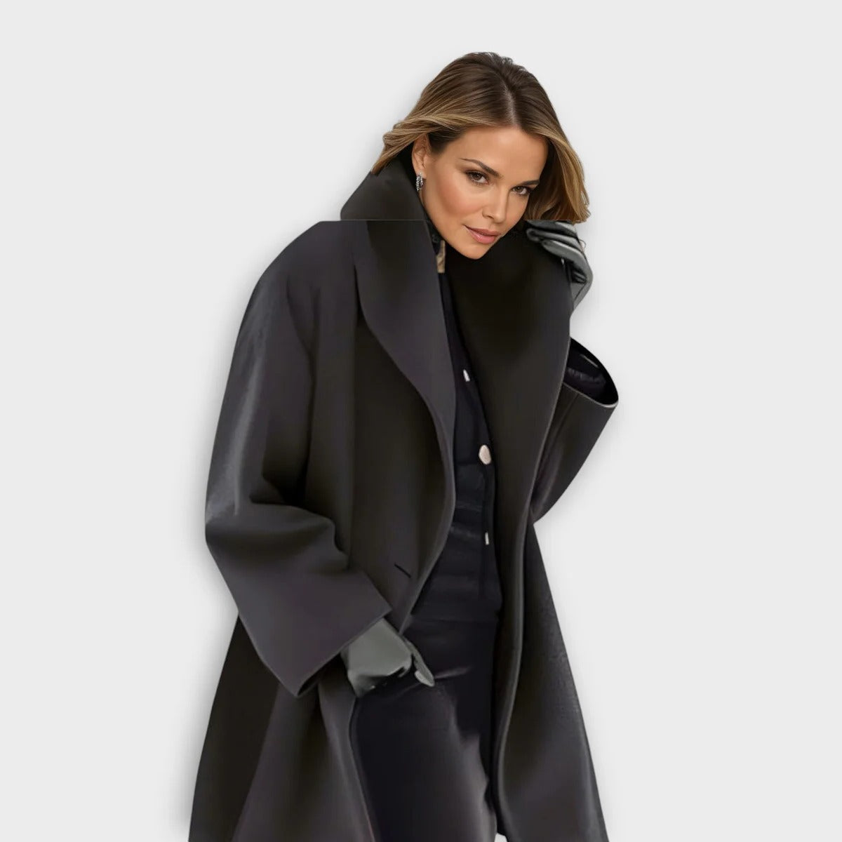Velvaro Women's Windproof Wool Coat