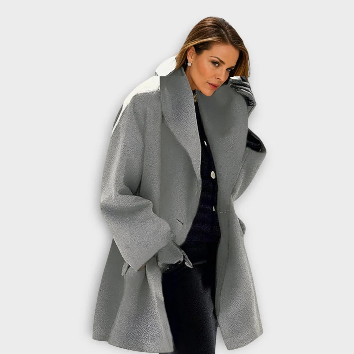 Velvaro Women's Windproof Wool Coat