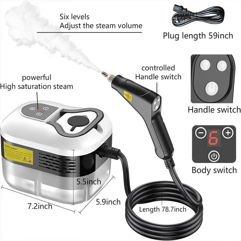 Velvaro 2500W High Pressure Steam Cleaner