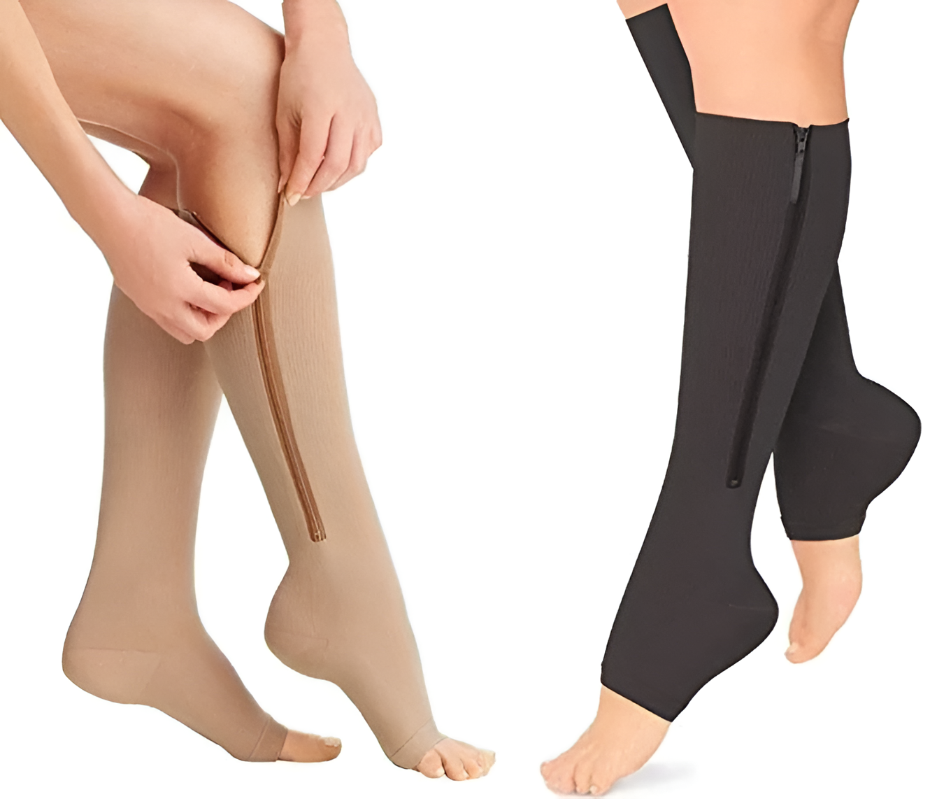 Velvaro Zippered Compression Socks 20-30mmHg