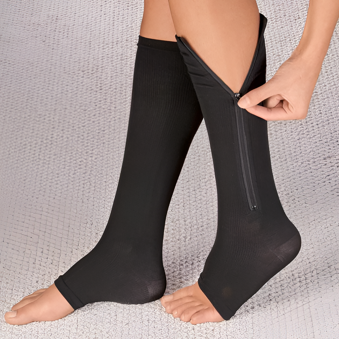 Velvaro Zippered Compression Socks 20-30mmHg