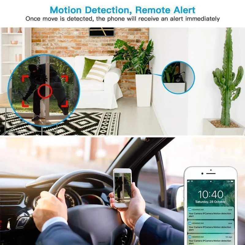Velvaro 1080p Magnetic WiFi Mini Camera