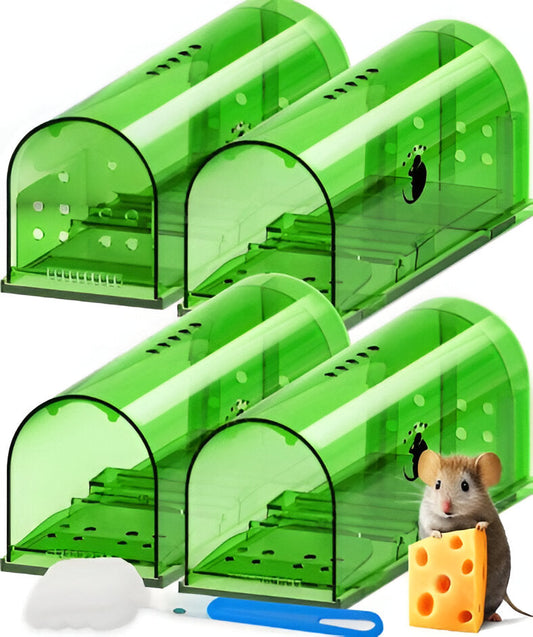 Velvaro 4-Pack Humane Mouse Trap