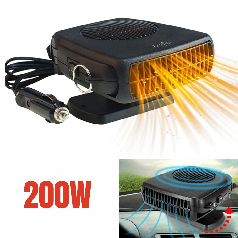 Velvaro 12V Ceramic Car Heater Fan 150W