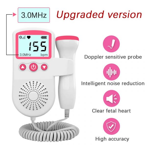 Velvaro Fetal Doppler Heart Monitor