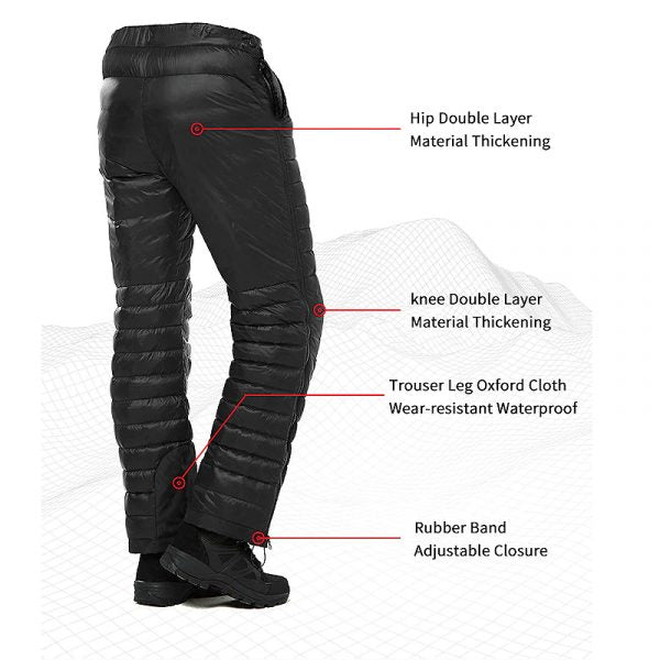 Velvaro Thermal Down Outdoor Hiking Trousers
