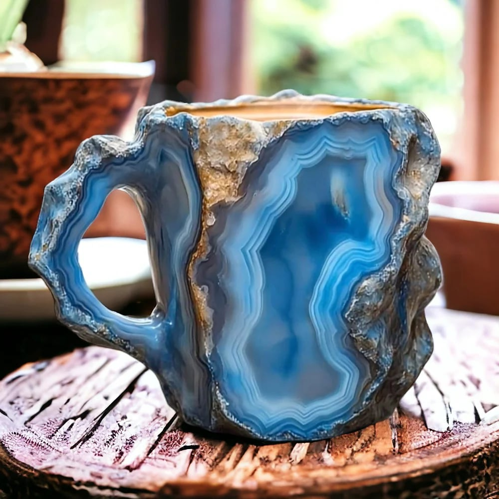 Velvaro Crystal Mineral Coffee Mugs