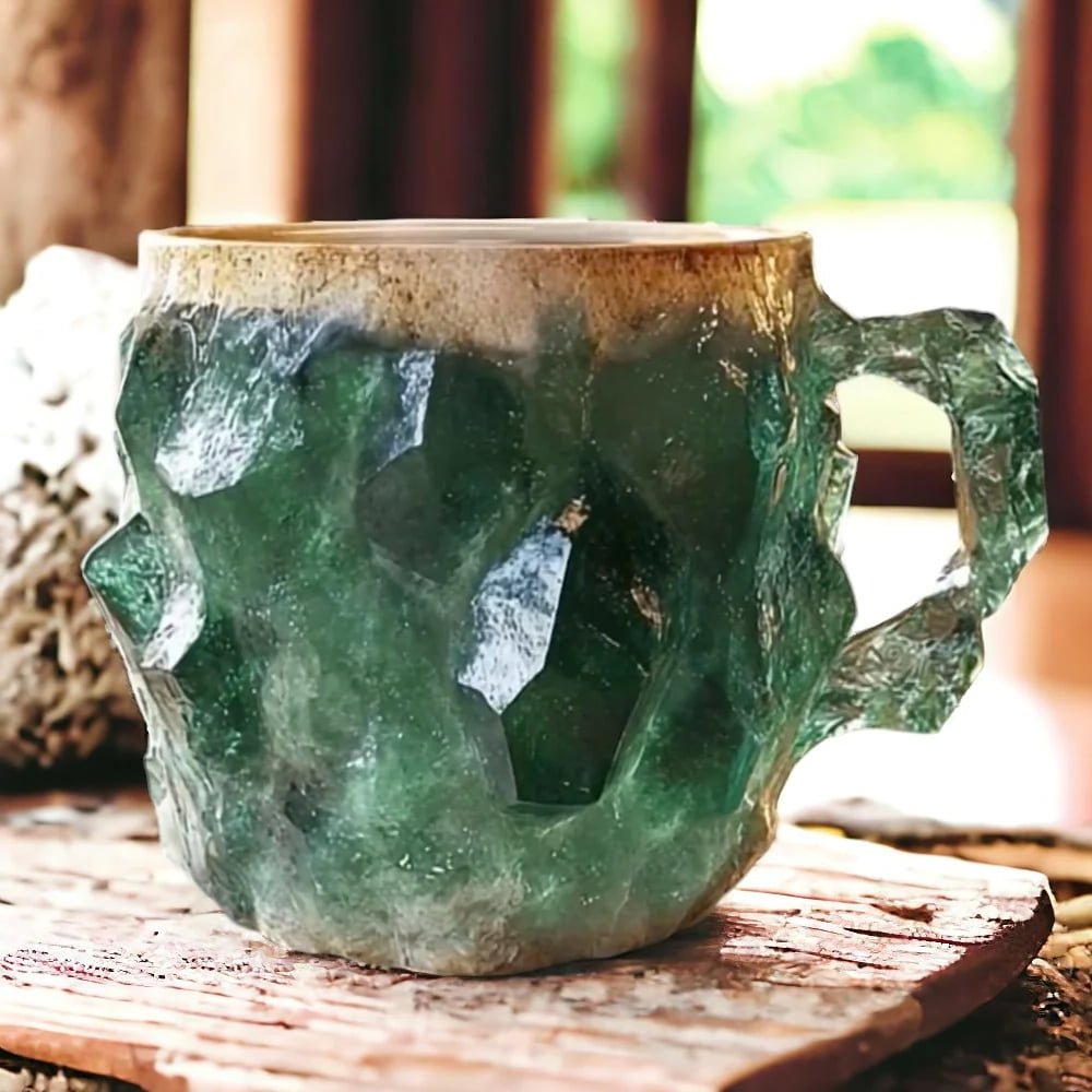 Velvaro Crystal Mineral Coffee Mugs
