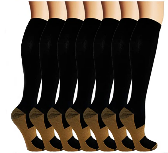 Velvaro Copper Compression Socks 7-Pack