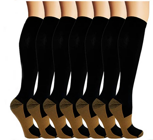 Velvaro Copper Compression Socks 7-Pack