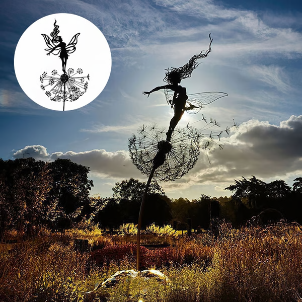 Velvaro Fairy Steel Garden Sculpture
