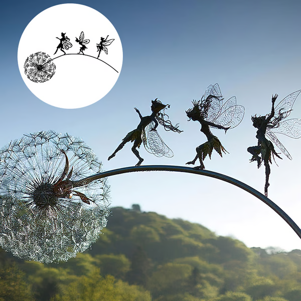 Velvaro Fairy Steel Garden Sculpture