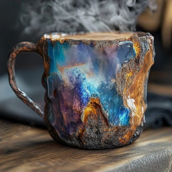 Velvaro Crystal Mineral Coffee Mugs