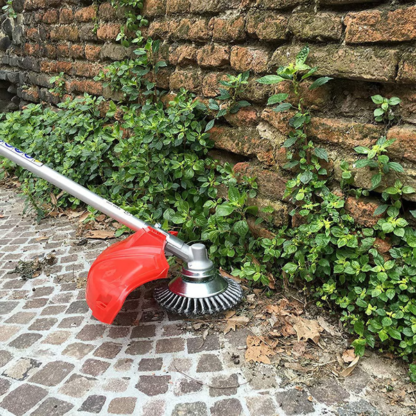 Velvaro Carbon Steel Garden Weed Brush Trimmer