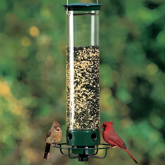 Velvaro Squirrel-Proof Metal Bird Feeder