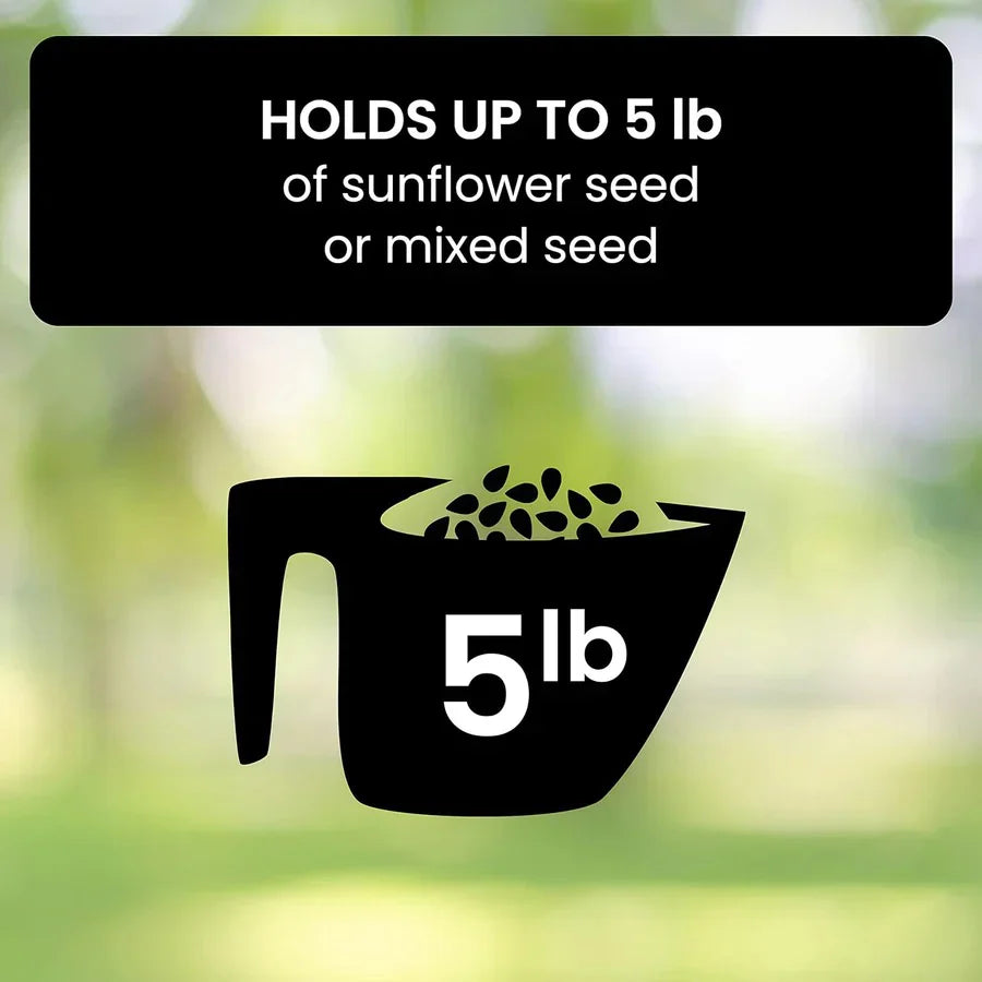 Velvaro Squirrel-Proof Bird Feeder
