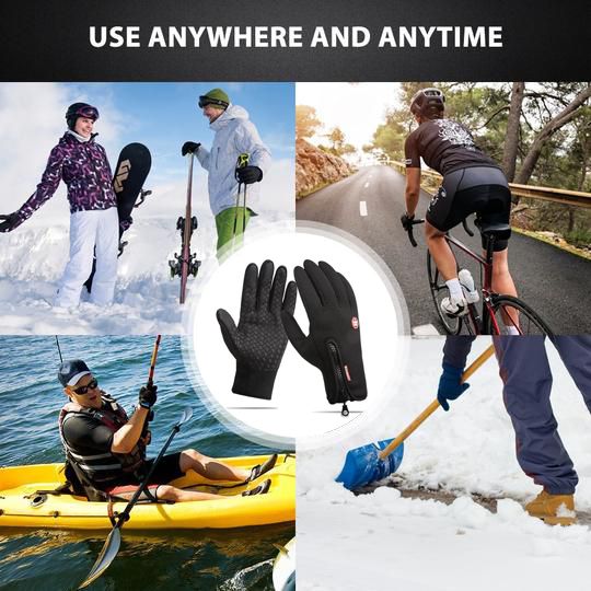 Velvaro Unisex Touchscreen Winter Gloves