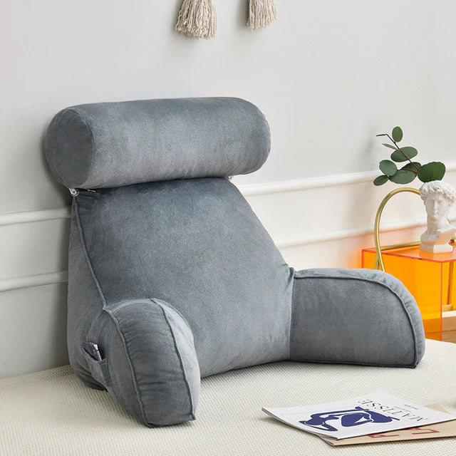 Velvaro Reading Bed Pillow with Arms