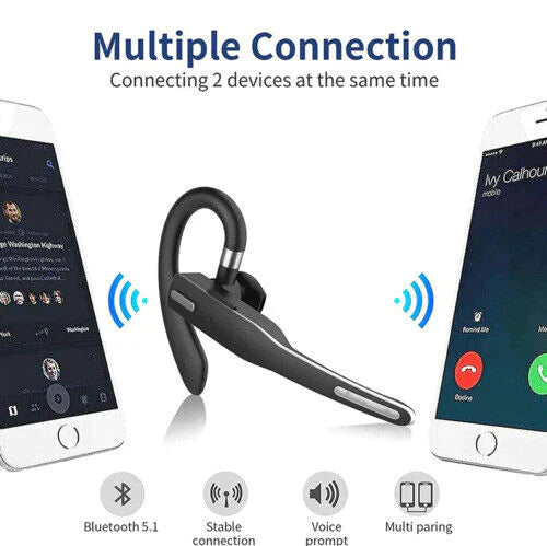 Velvaro Bluetooth Trucker Headset Dual Mic