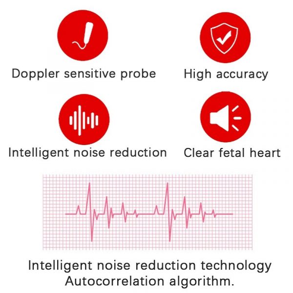 Velvaro Fetal Doppler Heart Monitor