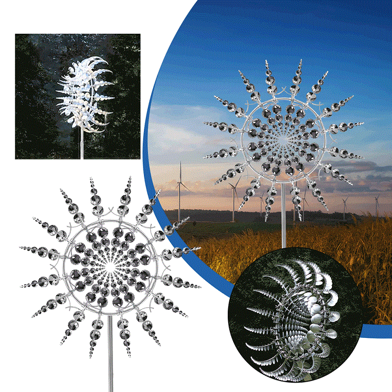Velvaro Kinetic Metal Wind Spinner
